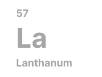 Lanthanum (57): Used in camera lenses, EV batteries, and petroleum refining catalysts.