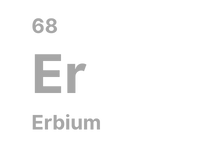 Erbium (Er); Nuclear control rods, lasers