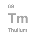 Thulium (69): Used in portable X-ray devices, laser applications, and certain metal alloys.